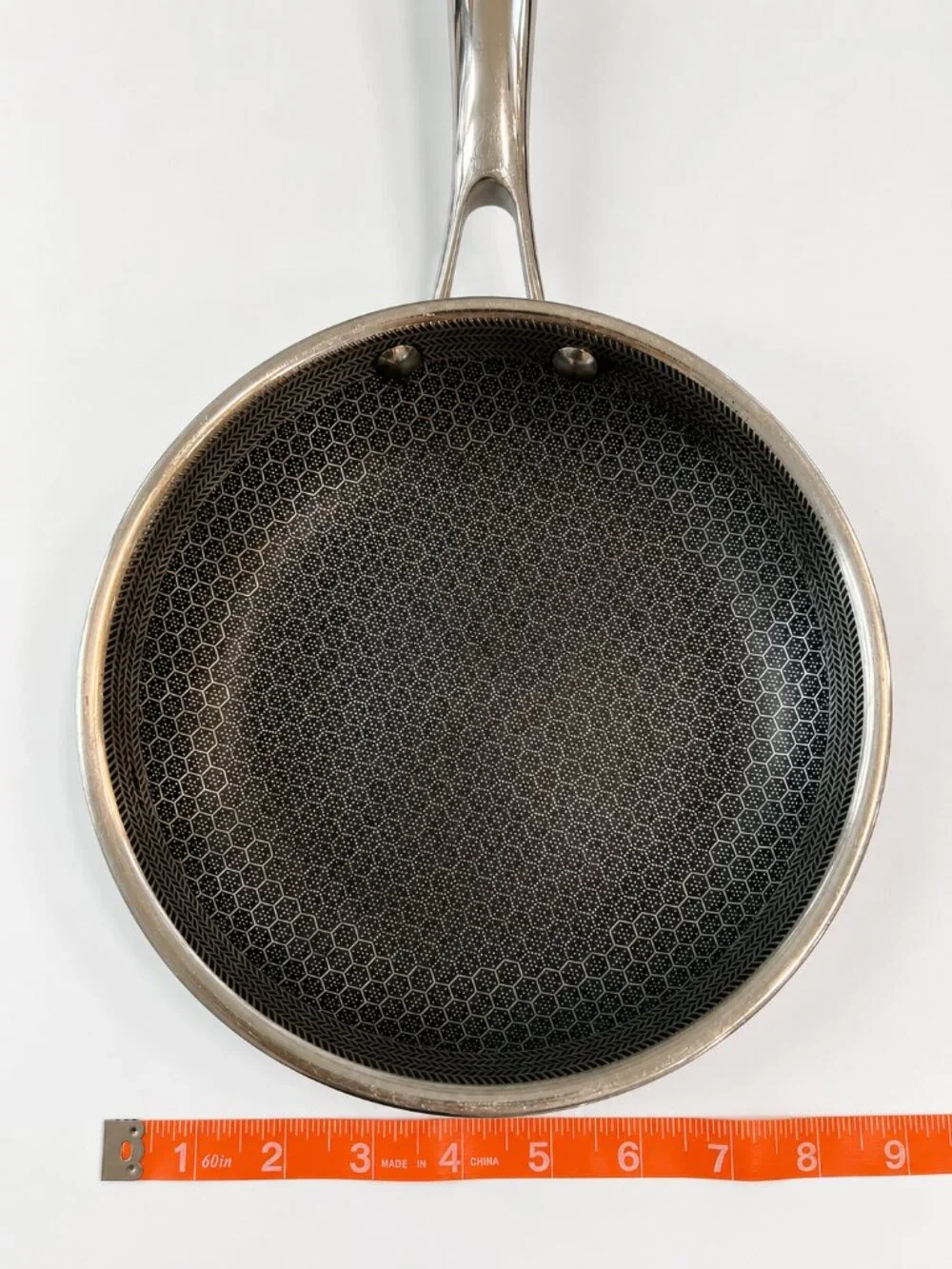 Hexclad 8 Inch Hybrid Nonstick Fry Pan Skillet Stainless Handle Small Size - Picture 4 of 4
